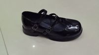 Black Leather School Shoes For Boys