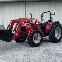 Fresh Farm Tractor Massey Ferguson 399 60HP with Cabin 4WD Gear Drive Engine Gearbox Pump Front Loader and Backhoe