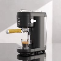 Rotary Espresso Extractor Tools Semi-Automatic Electric Portable Stainless Steel Coffee Maker 20 Bars Pressure 9-Cup Capacity From USA