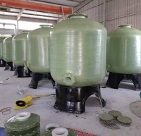 Side Entry FRP Pressure Vessel / Water Treatment Sand Filter Tank Supplier From China