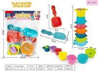 Plastic Stake Cup Play Water Baby Bath Toy Beach Toy Sand Playing Toy From China