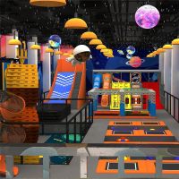 Indoor Playground Trampoline For Children To