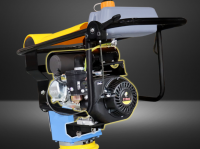 Vertical small concrete pavement impact compactor, hand-held compactor, electric vertical compactor
