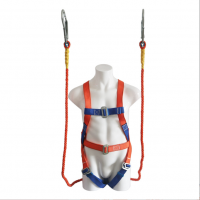 European style five point electric construction escape and rescue safety belt, high-altitude operation anti fall safety belt