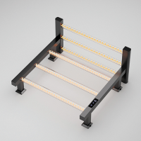 Bathroom heating and drying rack, storage rack, intelligent household carbon fiber heating towel rack