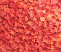 frozen red pepper dices
