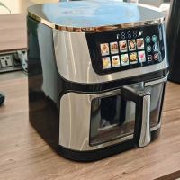 8L Visual Air Fryer, 1400W Digital Touchscreen, Non-Stick, 220V Kitchen Appliance