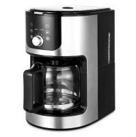 3129T 1050W Automatic Drip Coffee Maker with Grinder 1.2L 24H Timer Touch Screen