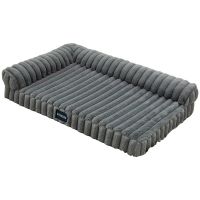 Striped Semi-enclosed Pet Bed Mat