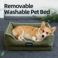 Oxford Cloth Open Pet Bed Dog Cat Square Sofa with Removable Cushion Ã¥ï¿½Â³Ã©ï¿½Â®Ã¨Â¯ï¿½