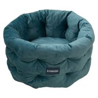 Velvet High-sided Round Pet Bed
