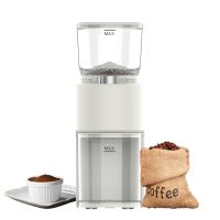 CG011 Electric Conical Burr Coffee Grinder, 38 Adjustable Grind Settings Home Bean Mill with Anti-Splash Powder Container