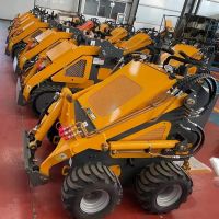 Used Skid Steer Loader - 9 Ton Rated Load MOOG Smooth Transmission Backhoe Front Loader