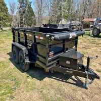 Farm Machinery Hydraulic Dump Trailer 3 Ton Load 4x4 Tractor Mounted Motor & Gear High Quality Steel 3-Year Warranty in Stock