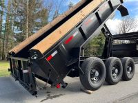 Small Farm Hydraulic Dump Trailer 4x4 Tractor Mounted 3 Ton Load Motor Gear High Safety High Quality Steel Fast Shipping