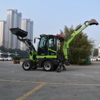 Factory Manufacture EBL15-26 Towable Backhoe Loader 4x4 Diesel Hydraulic Compact Design for Agricultural Use