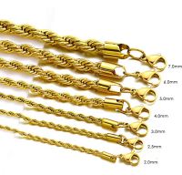 Wholesale 316L Stainless Steel Plain Chains