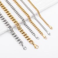 Wholesale 316L Stainless Steel Plain Chains
