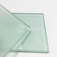 Thick Sandblasted Glass