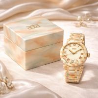 Asta Acetate Watches Supplier Wholesale Ladies Quartz Watch Cloud Dancer Roman Dial Date Window Multi Color Customization