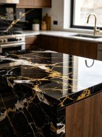 Black Marquina Marble Countertop