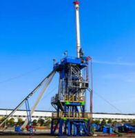 Drilling Platform Snubbing Unit for High Pressure Oil and Gas Wells