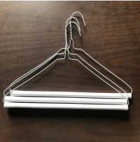 Wholesale 16inch Laundry Hanger Caped Hanger Wire Clothes Hangers