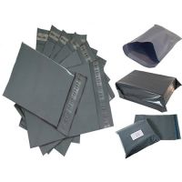 White Black Colored Poly Mailer Plastic