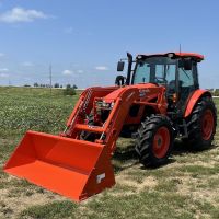 Fairly used For Lawn Tractor with Cabin Crawler Type 4WD Gearbox-15 HP High Productivity Comfortable All-Weather Operation