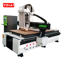 Industrial Multi-Head 3 Process CNC Wood Router for Cabinet Making