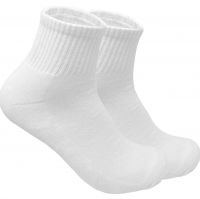 Ankle Length Cotton White Socks