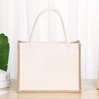 Eco-Friendly Cotton Canvas Tote Bag with Custom Logo for Shopping &amp;amp;amp;amp; Beach Use