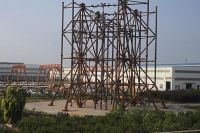 Durable Flare Derrick Supported Structure On