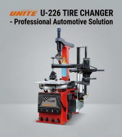 Unite Tire Changer U-226, Back arm + Assist Arm System, External Card 10-21", Internal Card 12-24", Max Wheel Diameter 40"