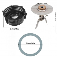 Blender Replacement Blade Assembly With Base