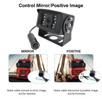 EnruigeOK 4Pin Rear View Backup Camera For Bus Truck Van RV HD IR Night Vision Waterproof