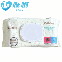 Disposable Pet Cleaning Wipes Mild Deodorizing Antibacterial Dog Cat Wet Wipes For Paw Body Ear Eye Care Private Label OEM Wholesale