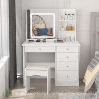 New Light Luxury French Cream Style Dressing Table Modern Simple Storage Cabinet