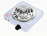Portable Single Coil Electric Hot Plate Adjustable Temperature Mini Electric Stove Tabletop Heating Cooktop