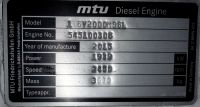 MTU 16V2000 CR M96L, Marine Diesel