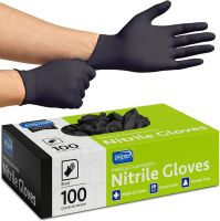 Disposable Nitrile Work Gloves Medium Powder-Free Industrial Grade