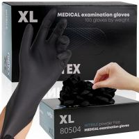 Disposable Nitrile Work Gloves Large Powder-Free Industrial Grade