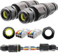 Industrial Cable Connector M25 IP68 Inline