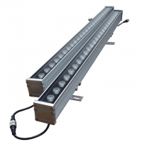 18W 36W 48W 72W Outdoor RGB LED Wall Spotlight Aluminum Linear Washer Light with IP65 DMX512 for Architectural Projects