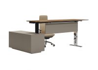 Talent Furniture Height Adjustable L-Shaped