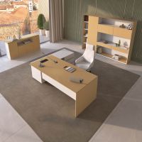 Talent Furniture Minimalist L-Shaped Executive