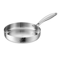 Hammered Tri-ply Stainless Steel Fry