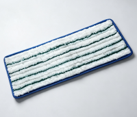 Green PP Striped Twisted Microfiber Mop