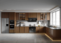 Modern Custom All Stainless Steel Kitchen