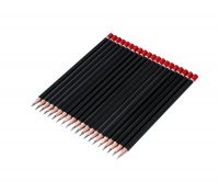 Custom Black Wooden Graphite Pencils with Eraser - OEM Private Label